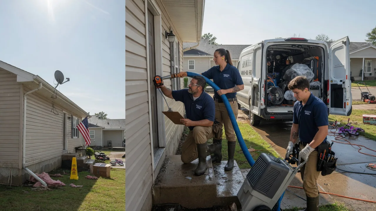 Ceiling Water Damage Restoration in Sunbright, TN near me